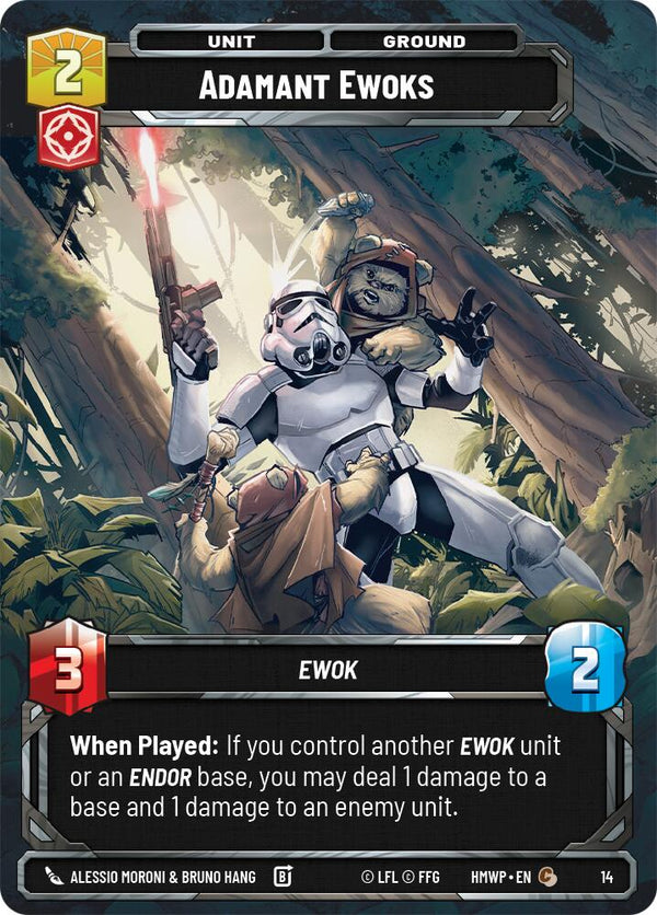 Adamant Ewoks (HMWP 14) - Star Wars Unlimited