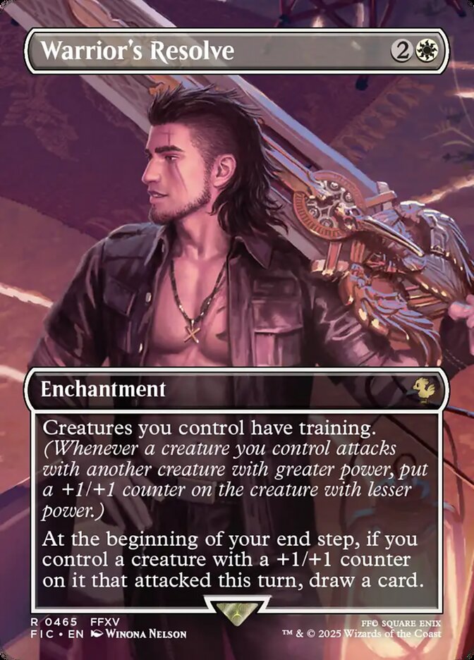 Warrior's Resolve (Borderless)