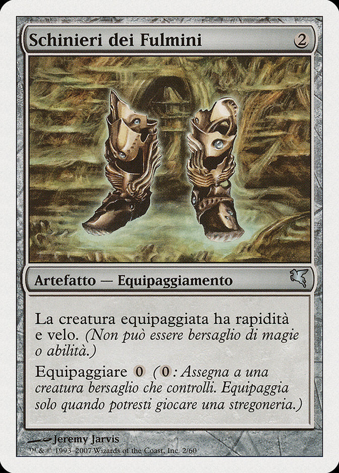 Lightning Greaves (Italian) - "Schinieri dei Fulmini"