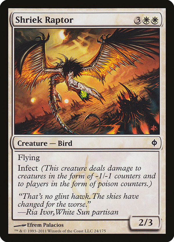 Shriek Raptor - Magic: The Gathering