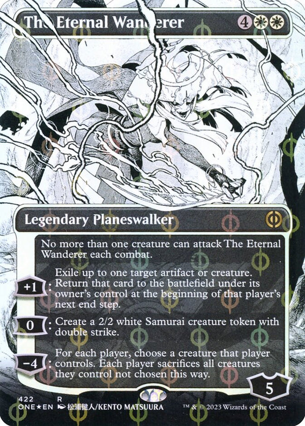 The Eternal Wanderer (Borderless) (Step-and-Compleat Foil) - Magic: The Gathering