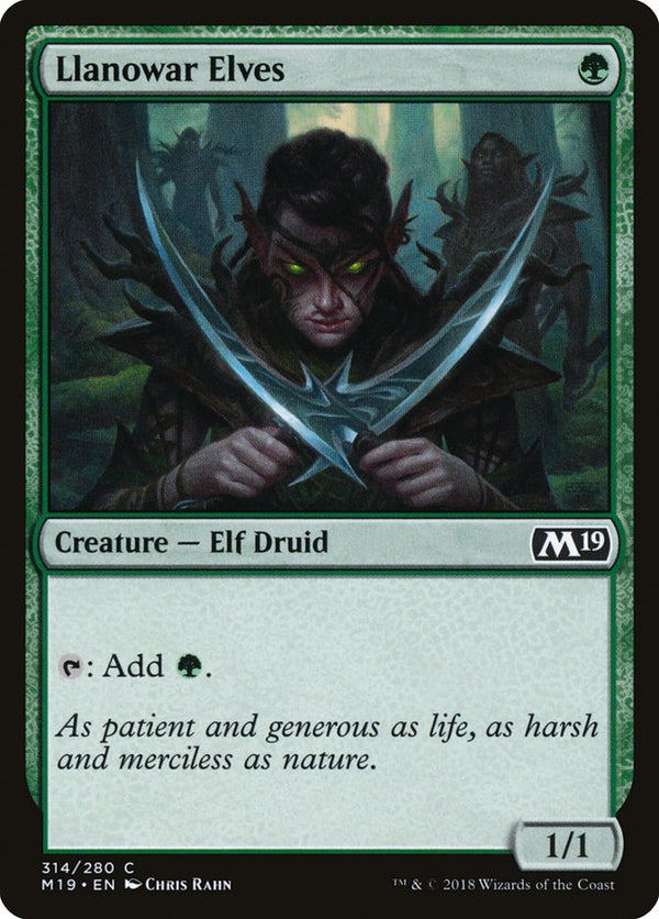 Llanowar Elves - Magic: The Gathering