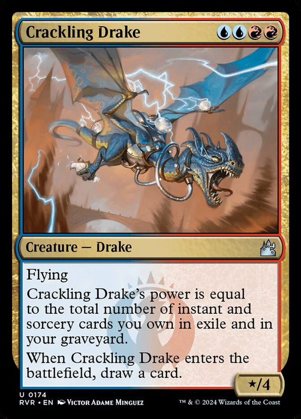 Crackling Drake - Magic: The Gathering