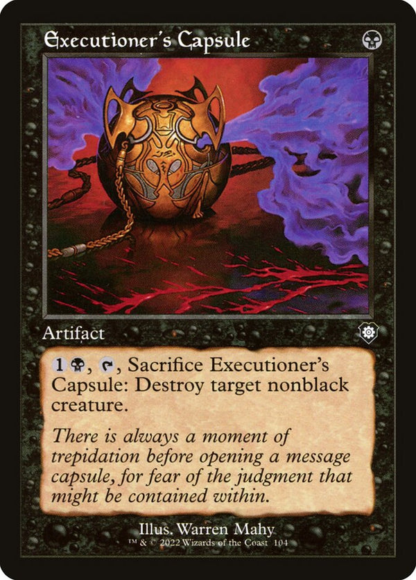 Executioner's Capsule (Retro Frame) - Magic: The Gathering