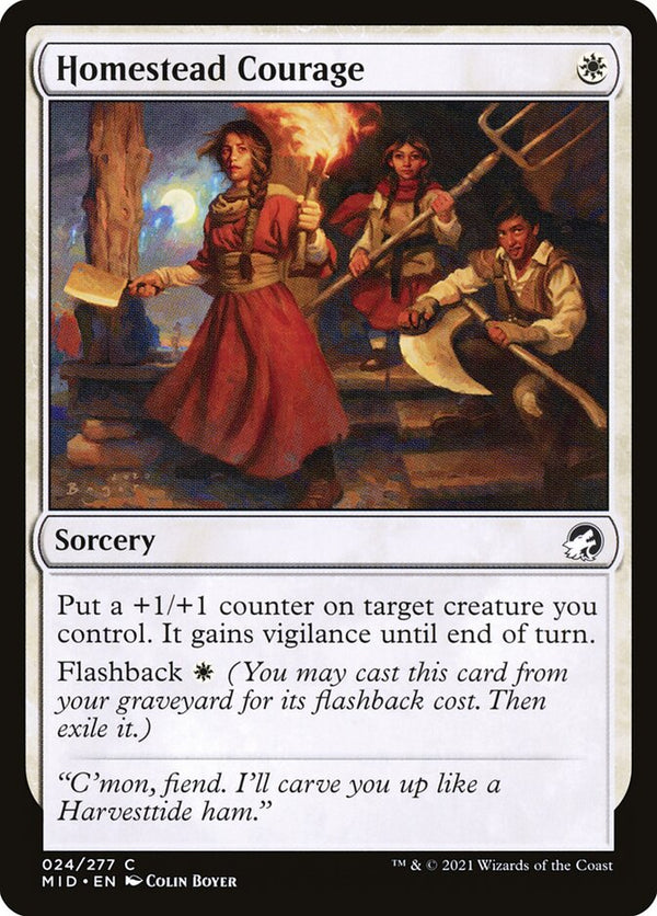 Homestead Courage - Magic: The Gathering