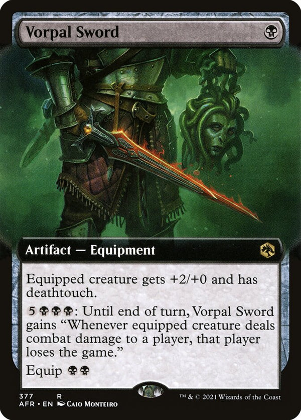 Vorpal Sword (Extended Art) - Magic: The Gathering
