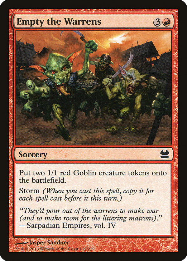 Empty the Warrens - Magic: The Gathering
