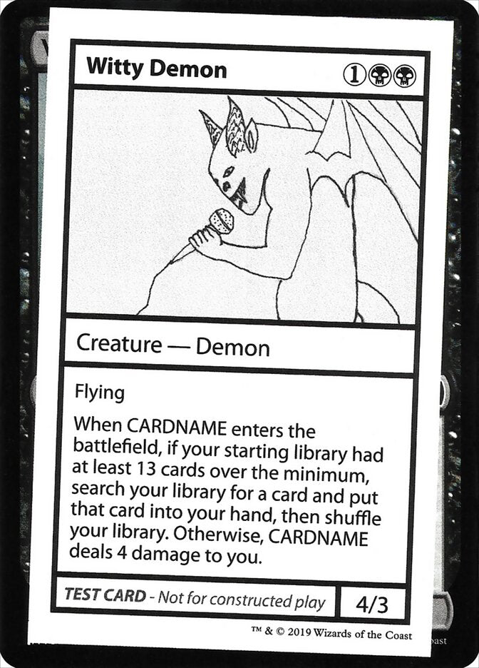 Witty Demon (No PW Symbol)