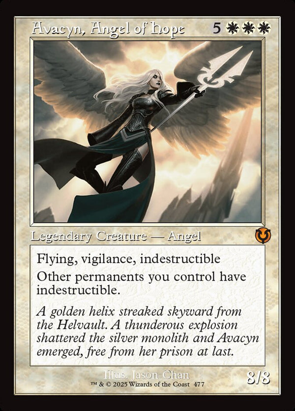 Avacyn, Angel of Hope (Retro Frame) - Magic: The Gathering