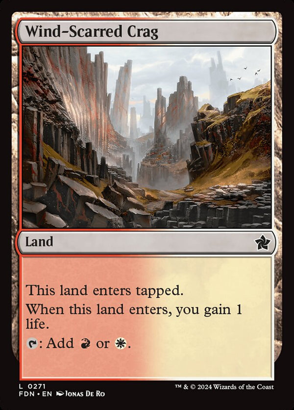 Wind-Scarred Crag - Magic: The Gathering