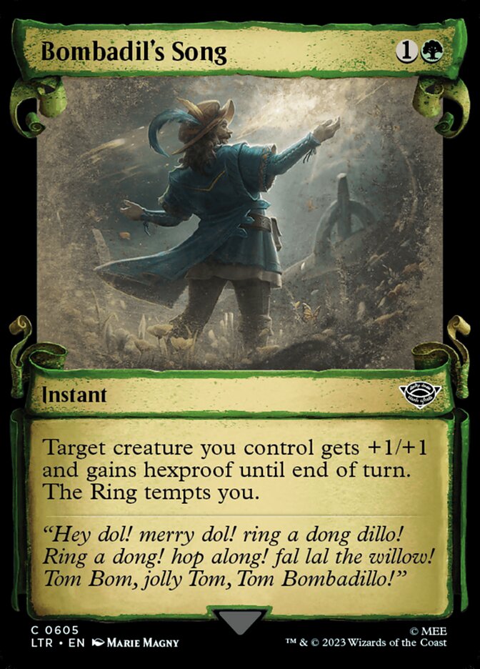 Bombadil's Song (Showcase Scrolls)