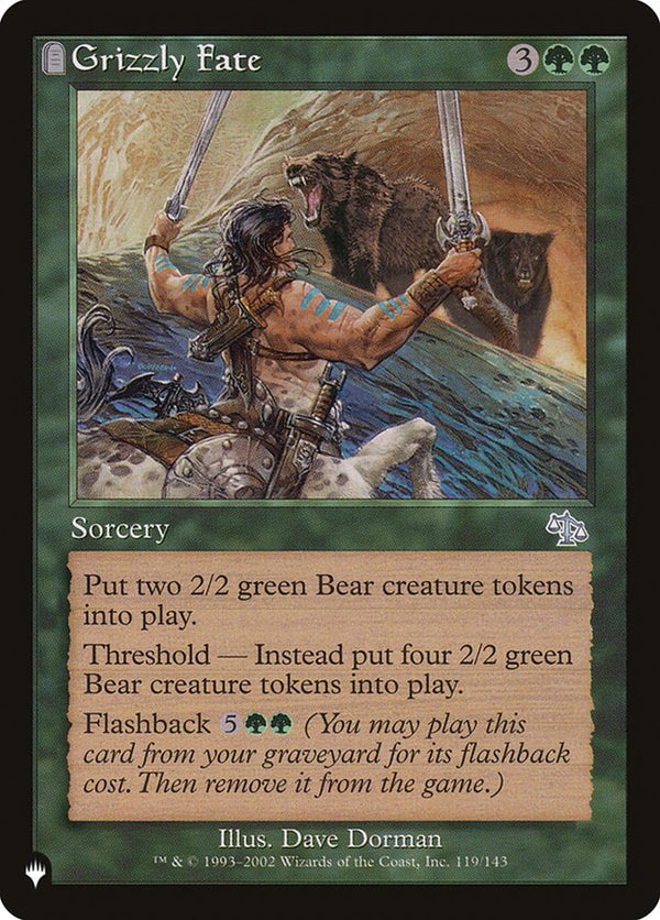 Grizzly Fate - Magic: The Gathering