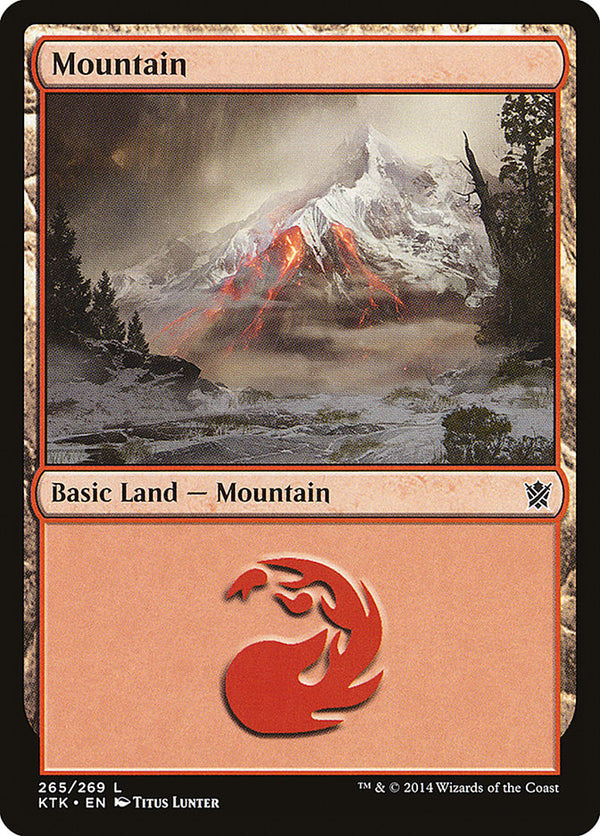 Mountain (265) - Magic: The Gathering
