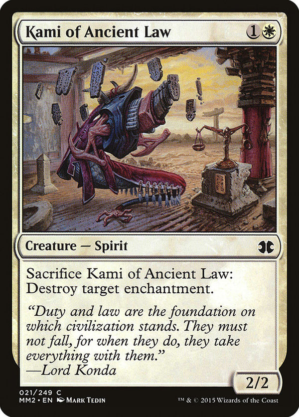 Kami of Ancient Law - Magic: The Gathering