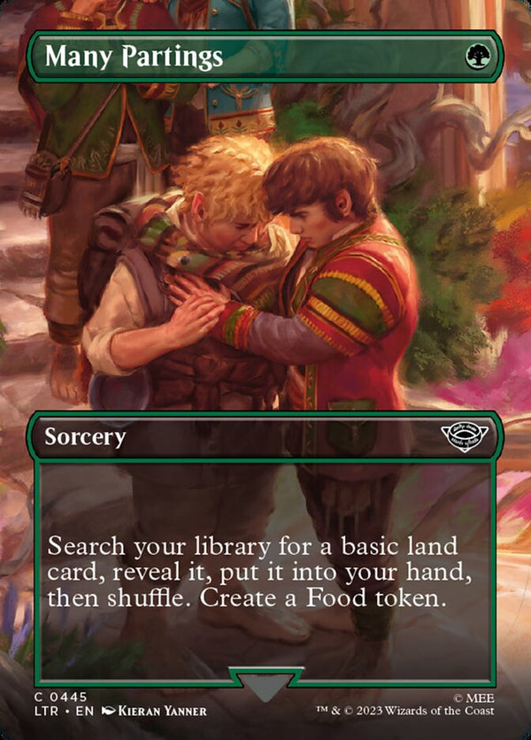 Many Partings (Borderless) - Magic: The Gathering