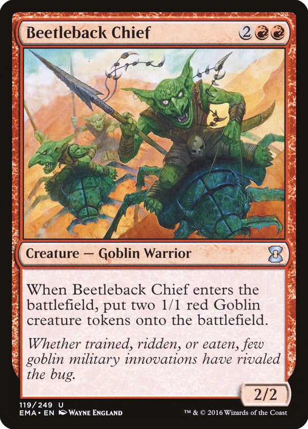 Beetleback Chief - Magic: The Gathering