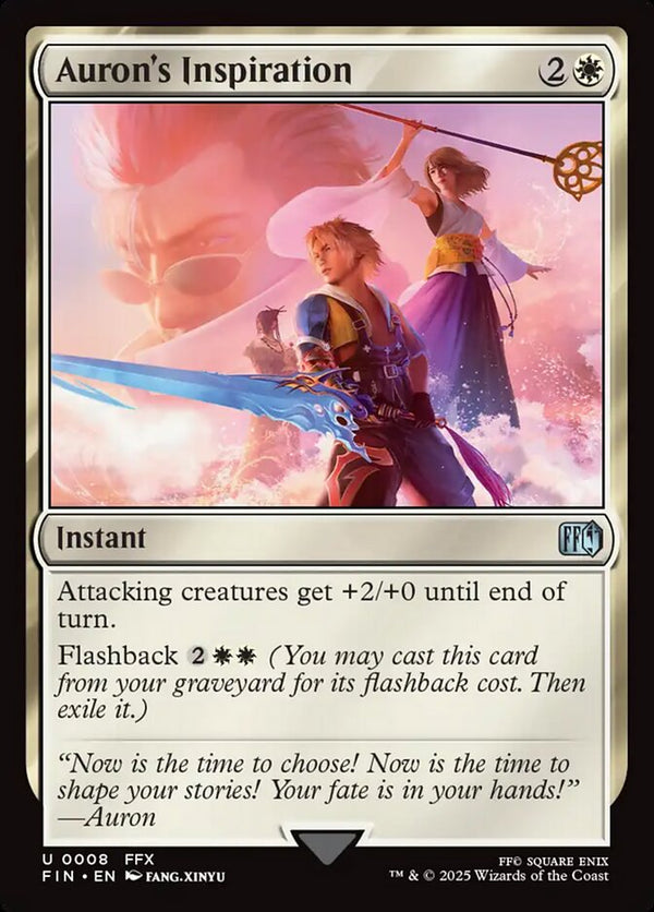 Auron's Inspiration - Magic: The Gathering