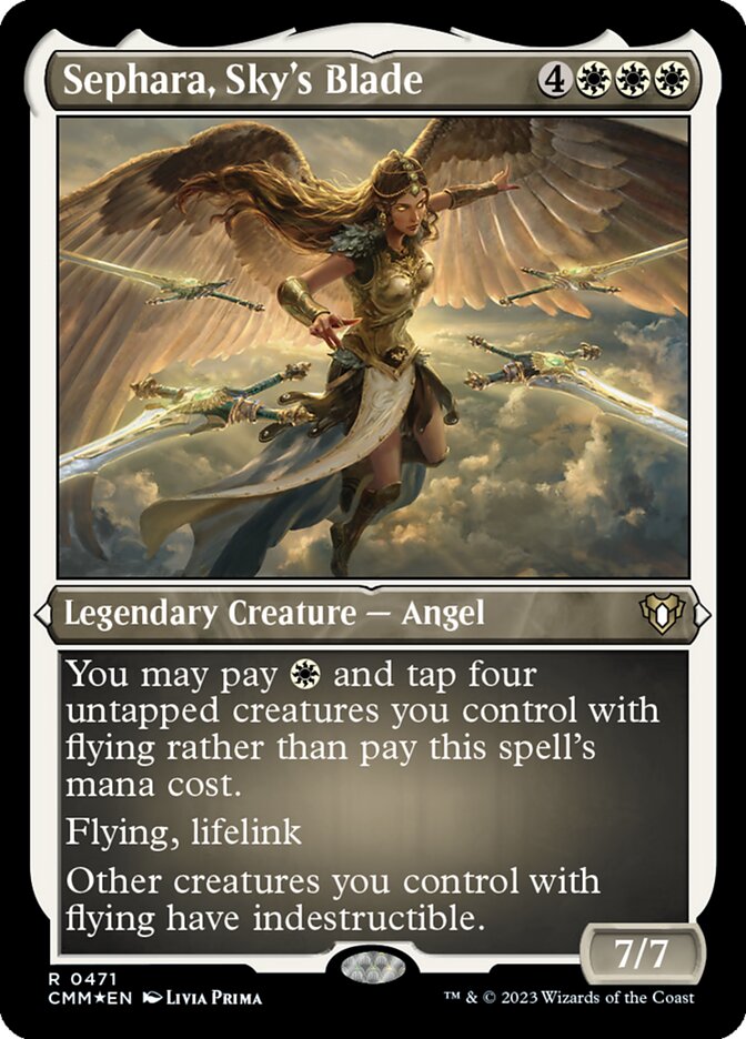 Sephara, Sky's Blade (Foil Etched)