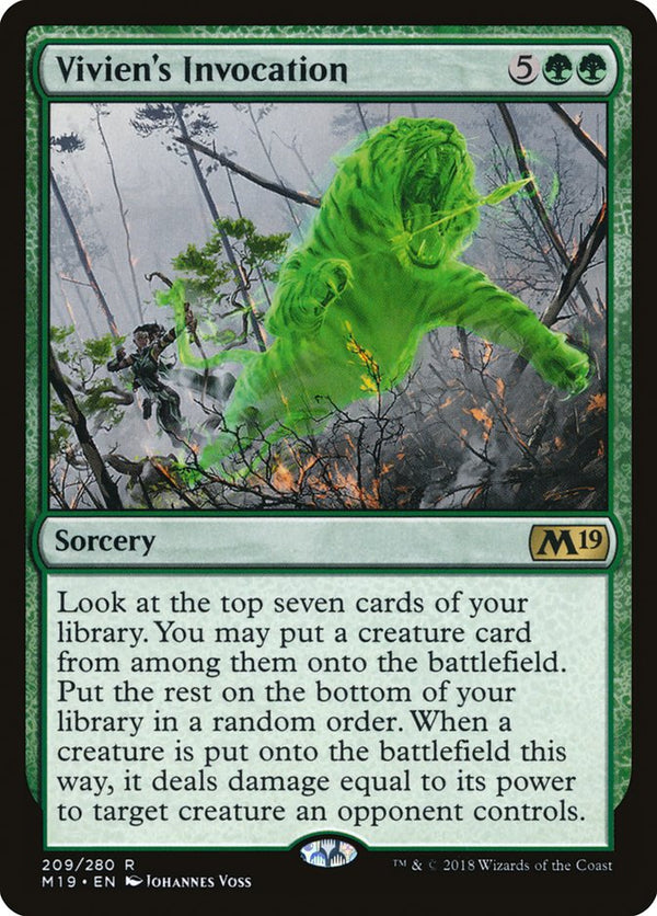 Vivien's Invocation - Magic: The Gathering