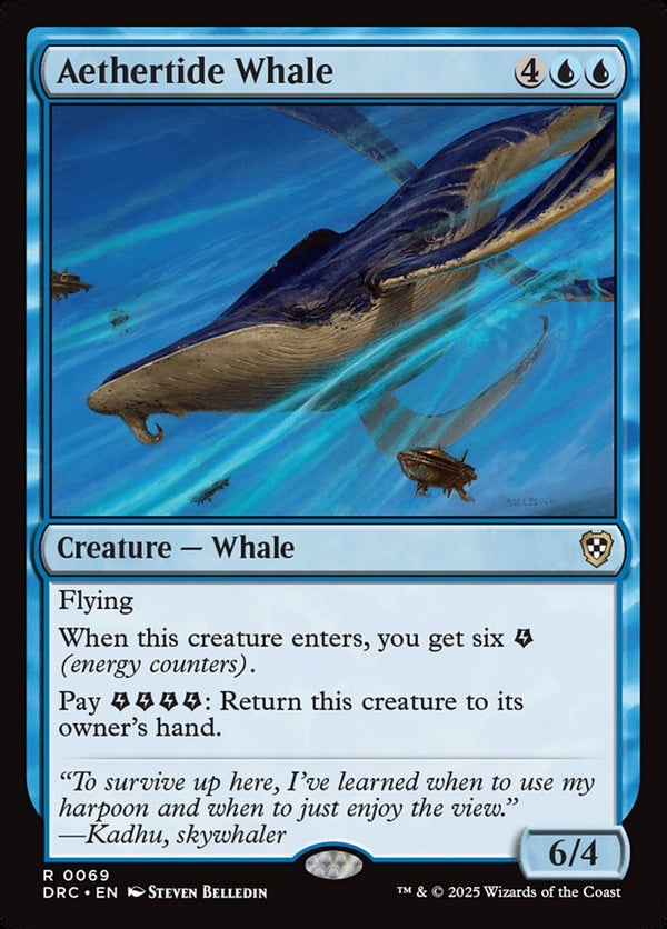Aethertide Whale - Magic: The Gathering