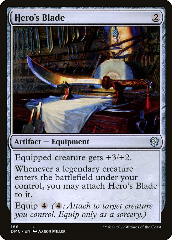 Hero's Blade - Magic: The Gathering