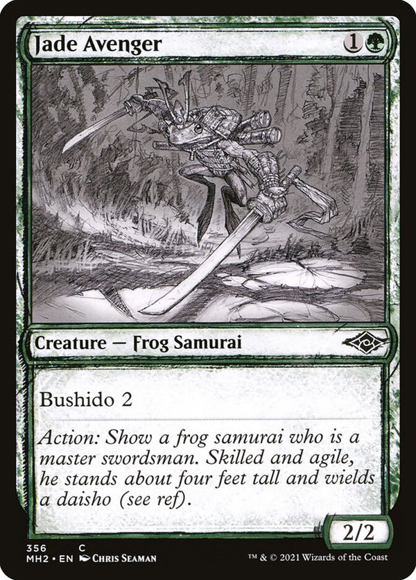 Jade Avenger (Showcase) - Magic: The Gathering