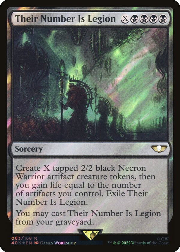 Their Number Is Legion (Surge Foil) - Magic: The Gathering
