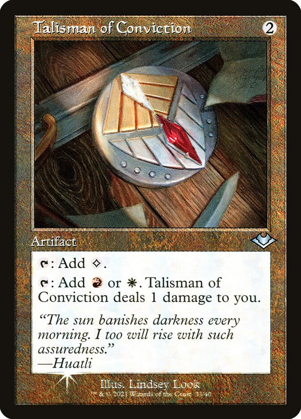 Talisman of Conviction (Retro Frame) - Magic: The Gathering