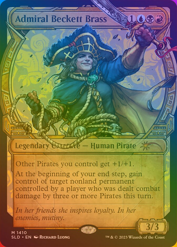 Admiral Beckett Brass (Rainbow Foil) - Magic: The Gathering
