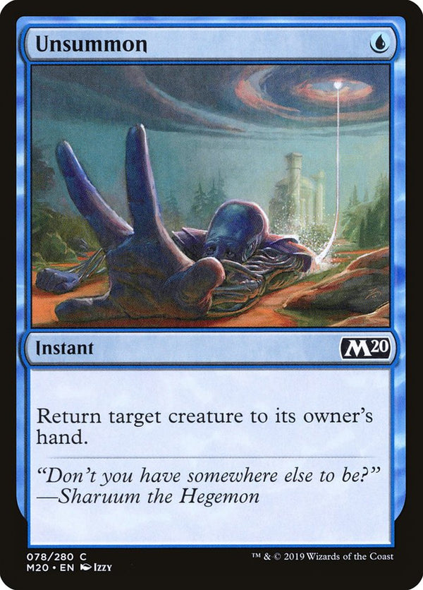 Unsummon - Magic: The Gathering