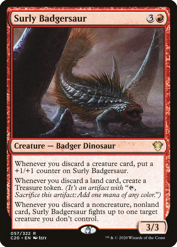 Surly Badgersaur - Magic: The Gathering