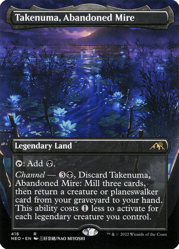Takenuma, Abandoned Mire (Borderless) - Magic: The Gathering