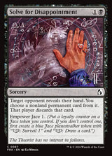 Solve for Disappointment (FRA 67) - Magic: The Gathering