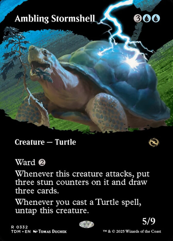 Ambling Stormshell (Borderless) - Magic: The Gathering