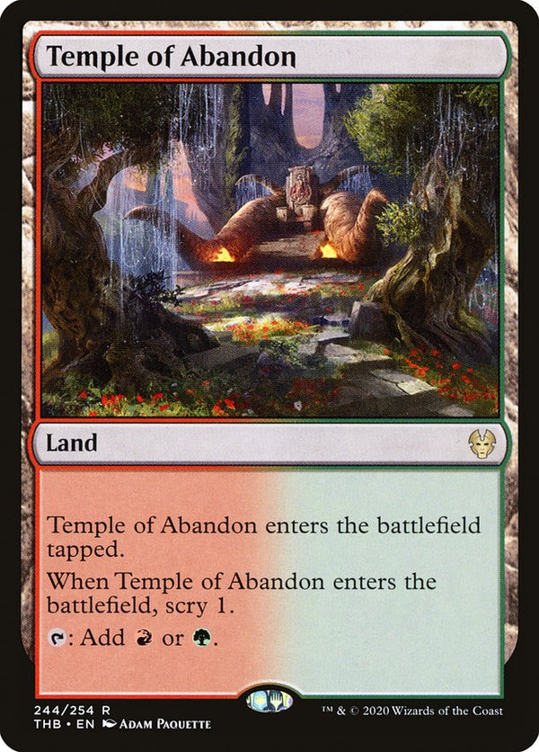 Temple of Abandon - Magic: The Gathering