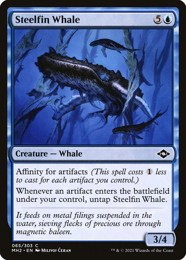 Steelfin Whale - Magic: The Gathering