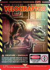 Velociraptor - Rampaging Ferocidon (Rainbow Foil) - Magic: The Gathering