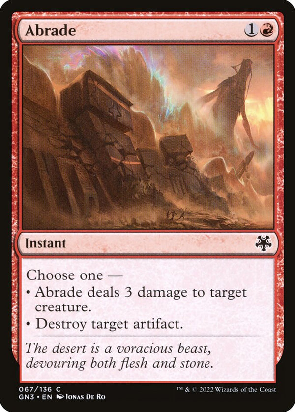 Abrade - Magic: The Gathering