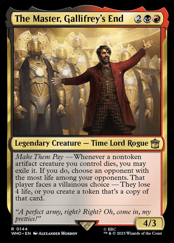 The Master, Gallifrey's End - Magic: The Gathering