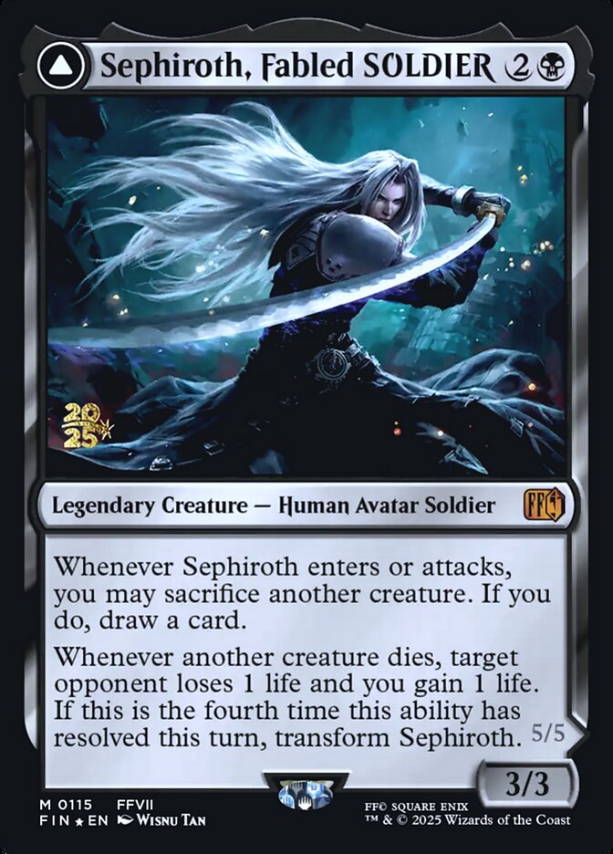 Sephiroth, Fabled SOLDIER