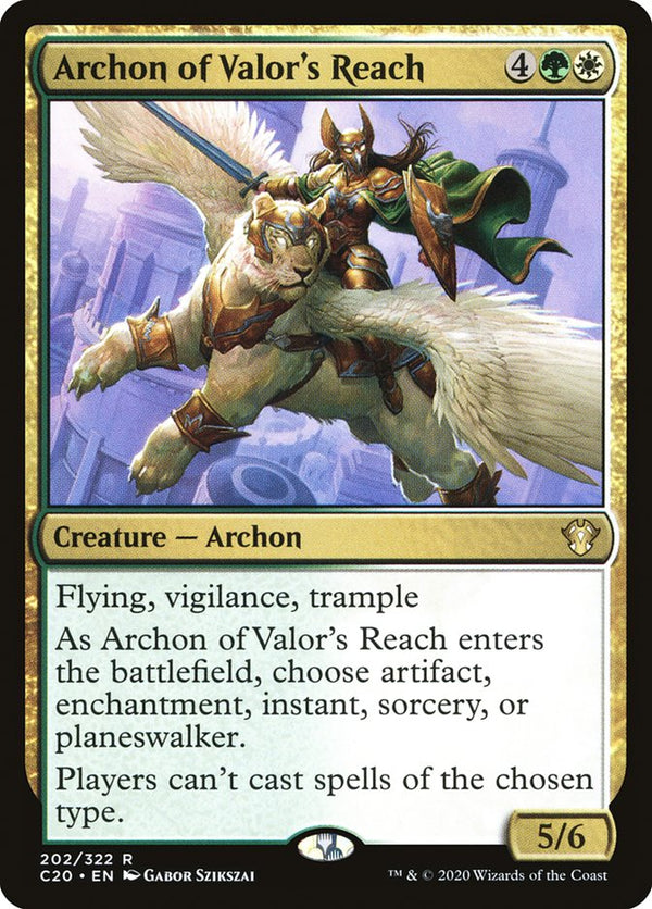 Archon of Valor's Reach - Magic: The Gathering