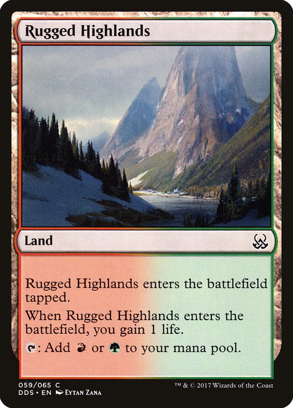 Rugged Highlands - Magic: The Gathering