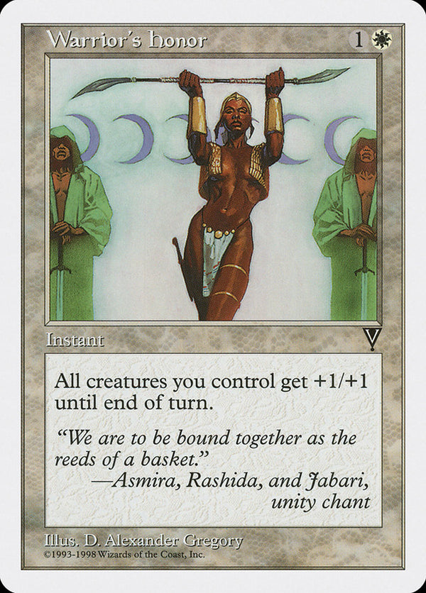 Warrior's Honor - Magic: The Gathering