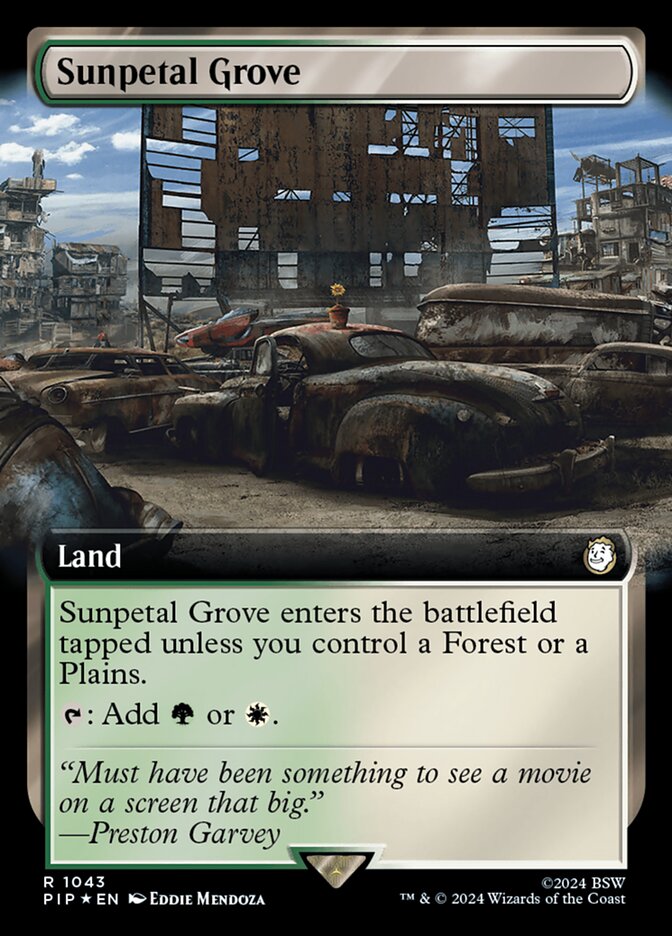 Sunpetal Grove (Extended Art) (Surge Foil)