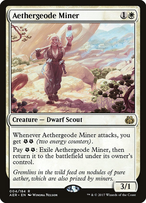 Aethergeode Miner - Magic: The Gathering