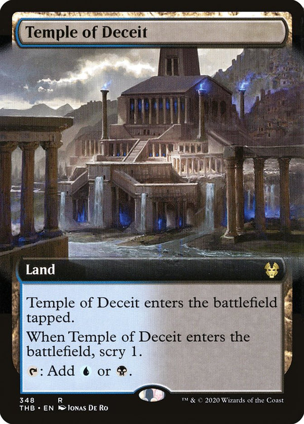 Temple of Deceit (Extended Art) - Magic: The Gathering