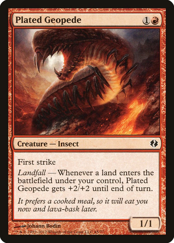 Plated Geopede - Magic: The Gathering