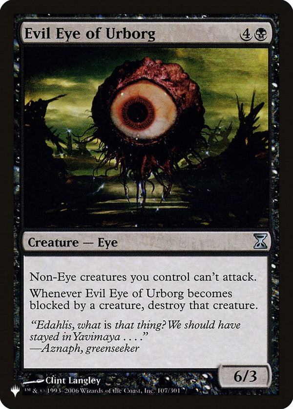 Evil Eye of Urborg - Magic: The Gathering