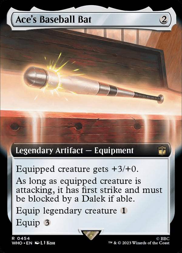 Ace's Baseball Bat (Extended Art) - Magic: The Gathering