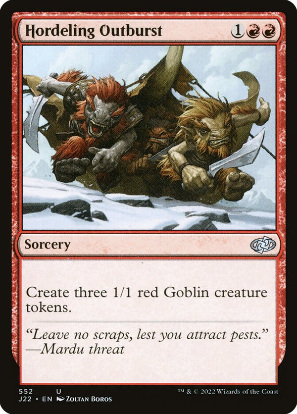 Hordeling Outburst - Magic: The Gathering